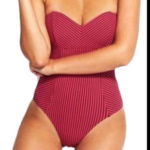 Seafolly go overboard bandeau one piece